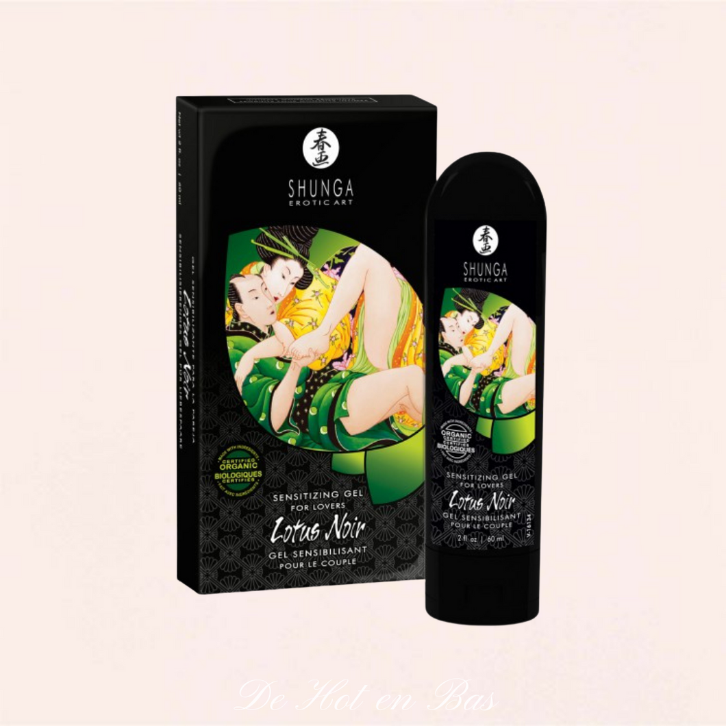 Ce gel sensibilisant pour couple de la gamme Lotus Noir est disponible à petit prix sur notre site en ligne www.dehotenbas.com