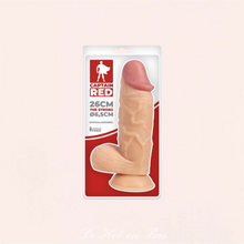 Charger l&#39;image dans la galerie, Gode en silicone réaliste avec ventouse double couche gros pénis sextoys pour femmes vaginales G-spot.
