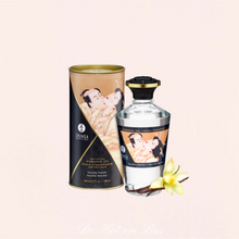 Charger l&#39;image dans la galerie, Shunga présente une huile de massage chauffante au différents parfums aphrodisiaques.
