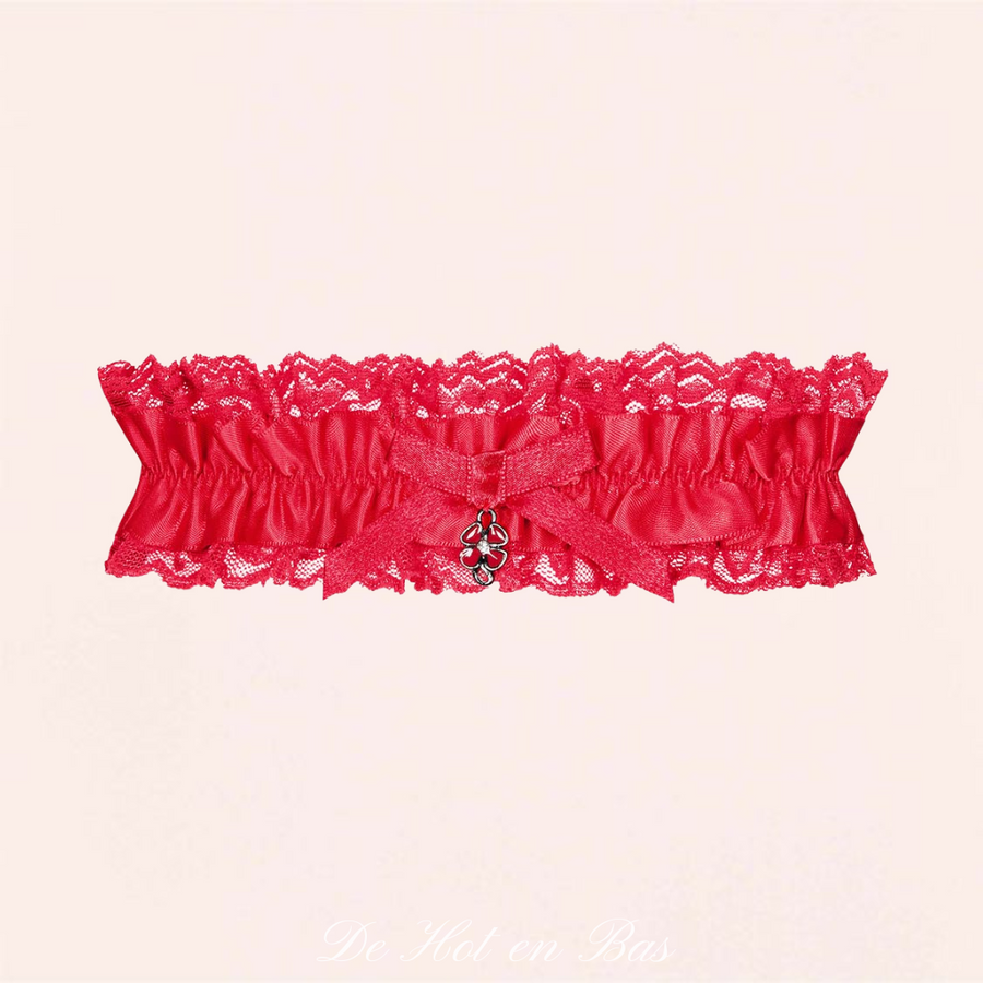 La jarretière rouge élastique pour femme de la marque Obsessive est à petit prix dans notre rubrique collection Prix Hot.