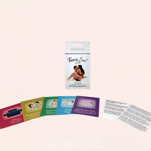 Une diversité infinie. Ce jeu Tantric Sex Cards de la marque Kheper Games, vous réserve plus de 100 000 possibilités.