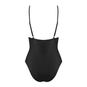 Les fines bretelles du maillot de bain 1 pièce Beverelle de la marque Obsessive sont réglables pour un ajustement parfait de votre silhouette.