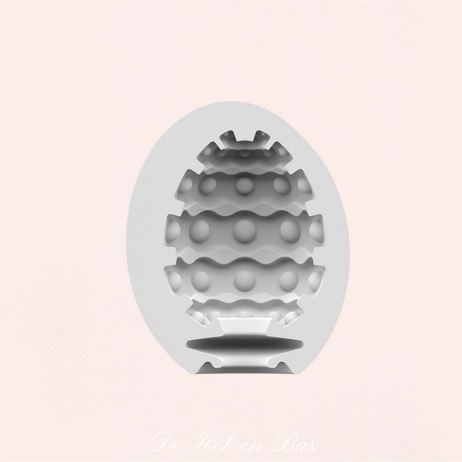 L’œuf de masturbation est à usage unique : le design est en forme d’œuf, discret.