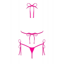 Charger l&#39;image dans la galerie, Le meilleur maillot de bain deux pièces string de couleur rose pour femme pas cher.
