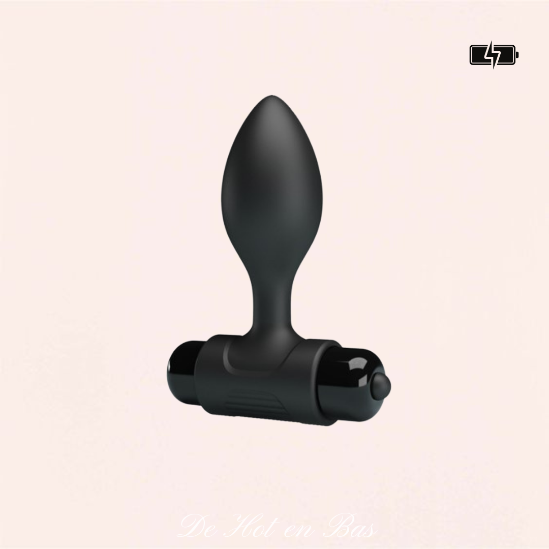 Vente de sextoys et plug anal noir vibrant pour homme et femme – De Hot en  Bas