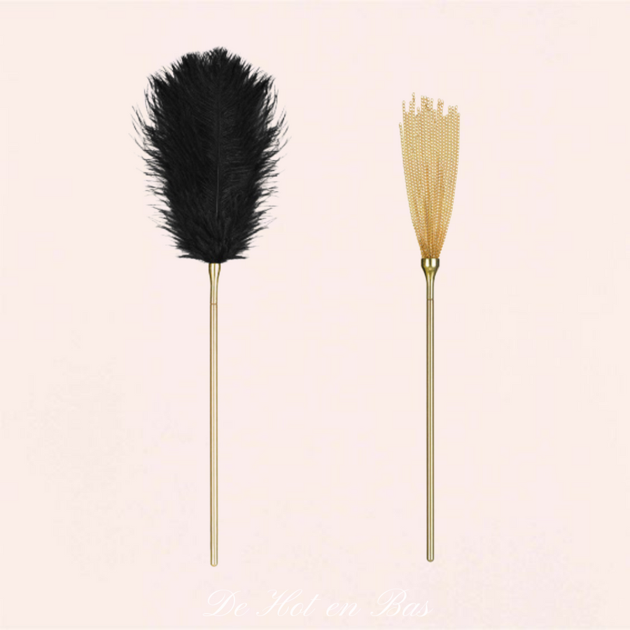 Ce plumeau fouet 2 en 1 est l'accessoire à avoir pour vos jeux de couple.