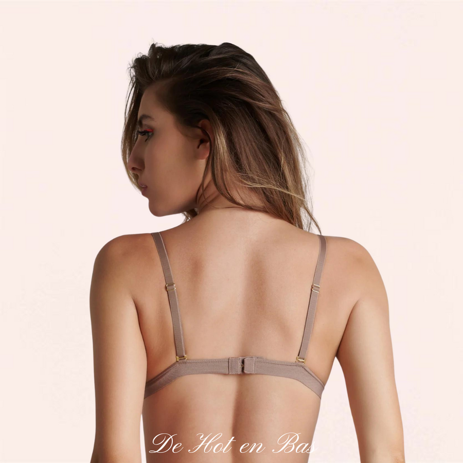 Soutien-gorge triangle Taupe / Ginger - Corps à Corps