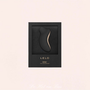 Le coffret Sona de couleur noir est un sextoy de luxe de la marque Lelo.