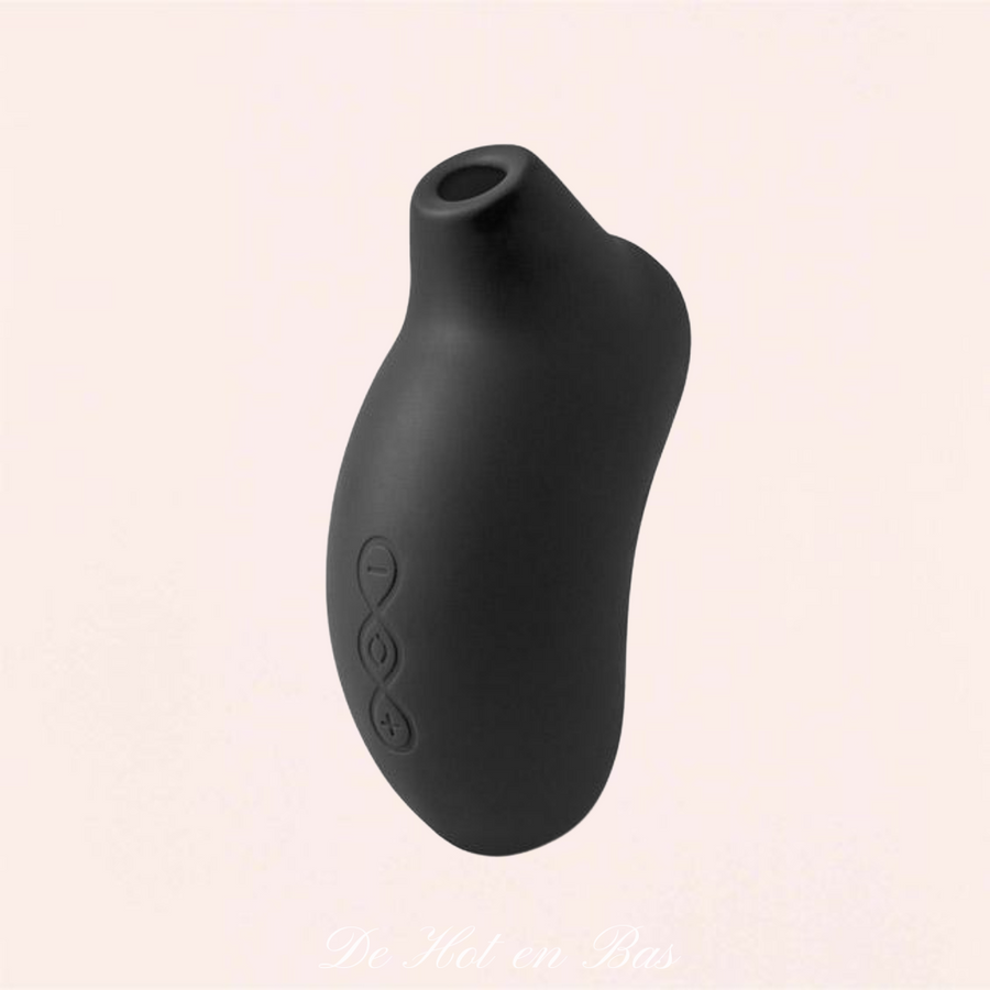 Stimulateur sonique de luxe, le jouet intime Sona noir de la marque Lelo.