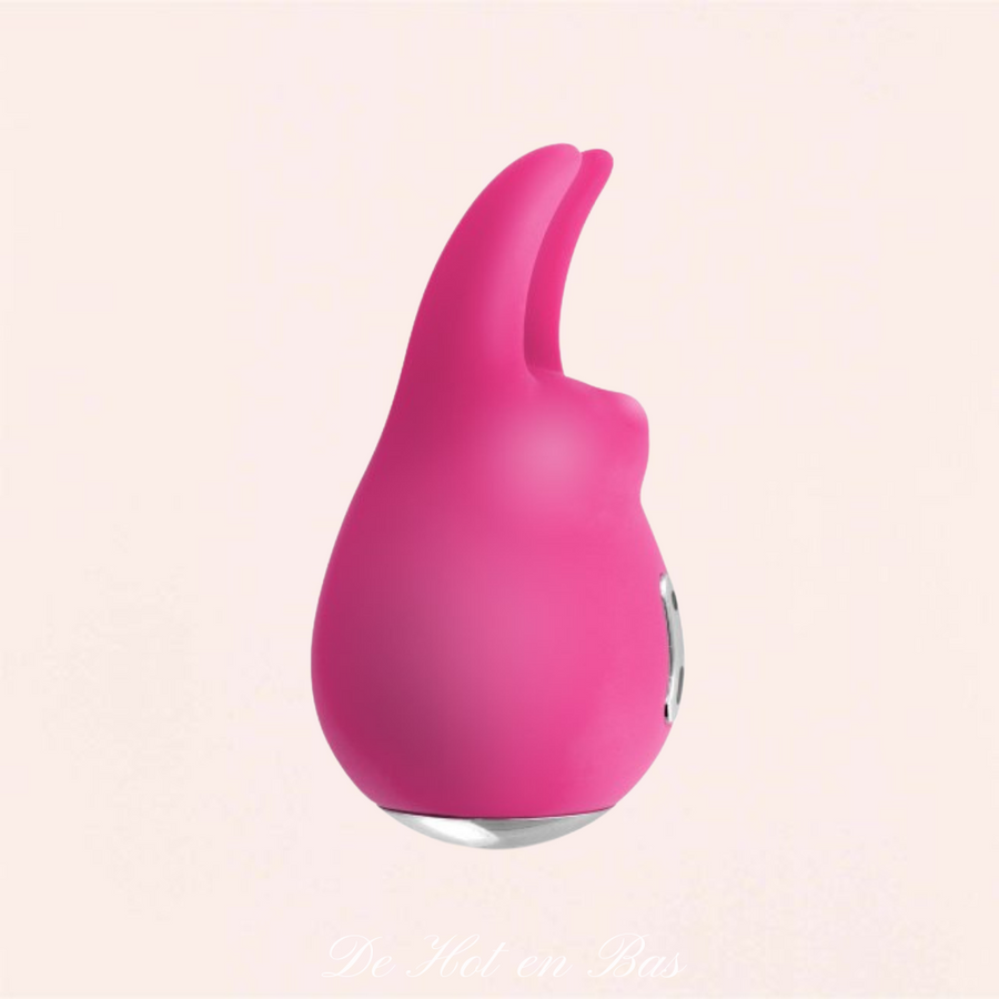 Le Bunny Vibe vibrant est puissant, il se recharge avec un câble USB et résiste aux éclaboussures.