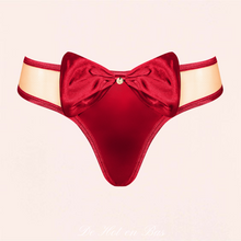 Charger l&#39;image dans la galerie, Magnifique string en tissu satin rouge très sexy pour émoustiller votre amoureux !
