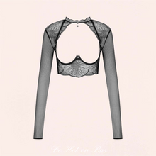 Charger l&#39;image dans la galerie, Achat top pour ensemble de lingerie de la marque Obsessive vendu séparément. Compléter votre lingerie Mibelia avec le soutien-gorge et la culotte de la même collection.
