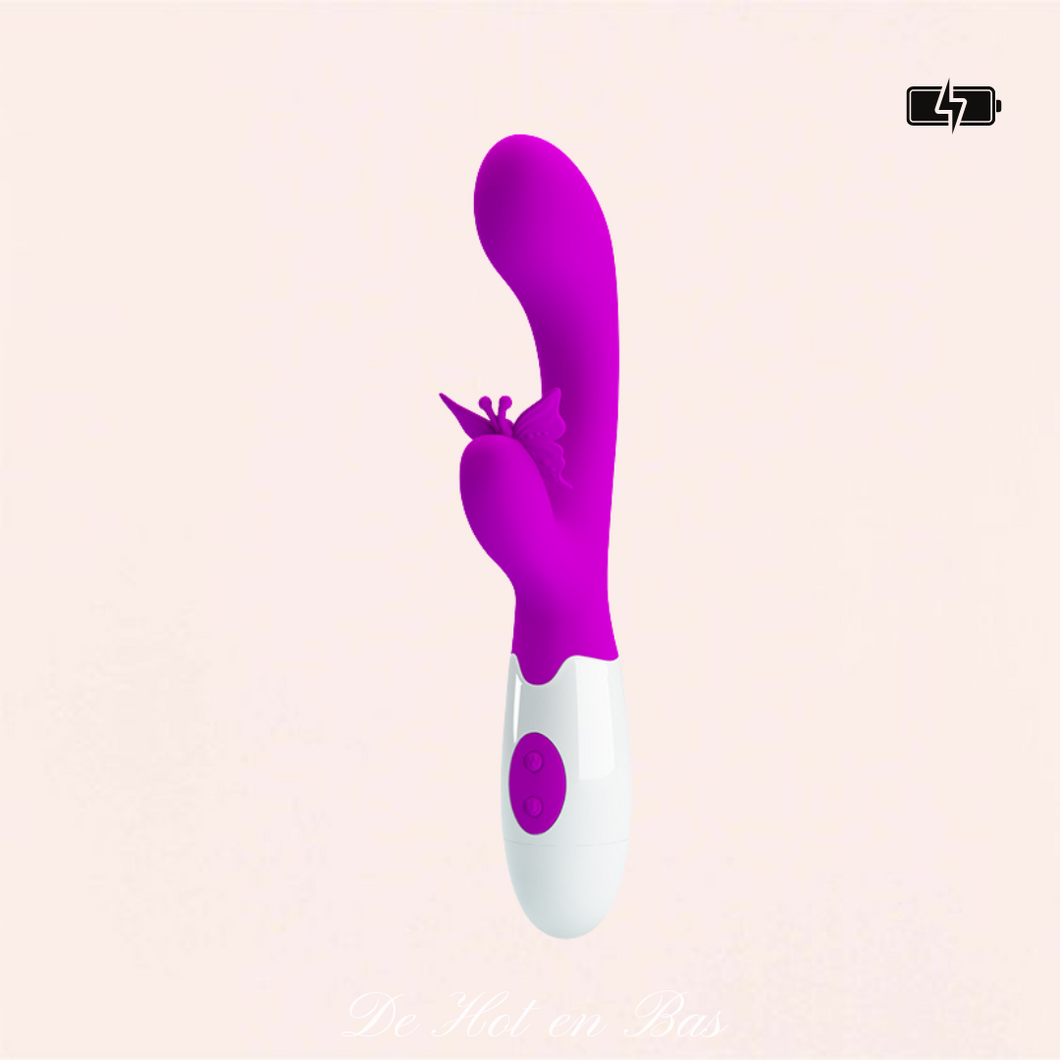 Vibromasseur rabbit avec double ergot deux oreilles Webb - Pretty Love De Hot en Bas Vibromasseur rabbit avec double ergot deux oreilles Webb - Pretty Love De Hot en Bas